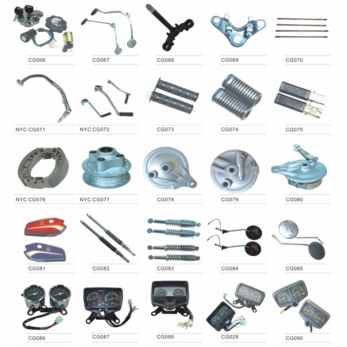 CG125 125cc 150cc 175cc 200cc motorcycle parts